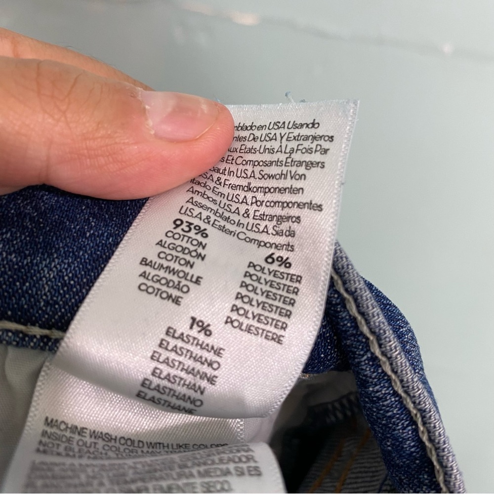 MOTHER Cropped Distressed Blue Jeans - Picture 8 of 8